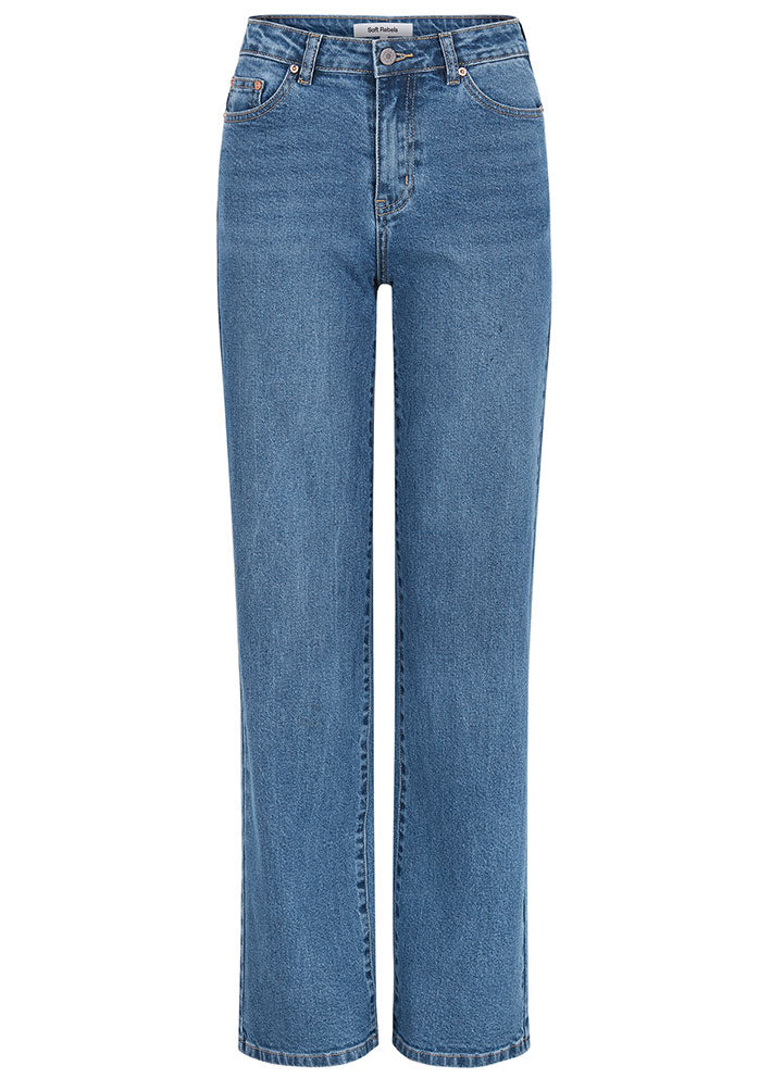 Srkilea Willa Midwaist Wide Jeans Jeans Sepia