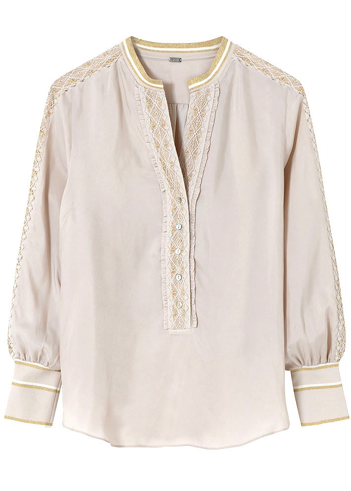 Gustav Hazel Shirt 48635 Skjorte - Ivory